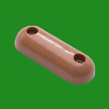 8x Brown Oval Toilet Seat Buffers Bumpers Pads 60x22x12mm Replacement