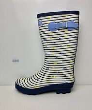 Regatta Women's Fairweather II Wellies - White Stripe Dogs & Cats UK Size 7 EU41
