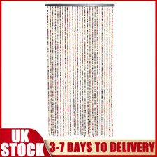 27 Strings Wooden Bead Hanging Curtain Divided Doorway Door Curtain 90*175cm UK
