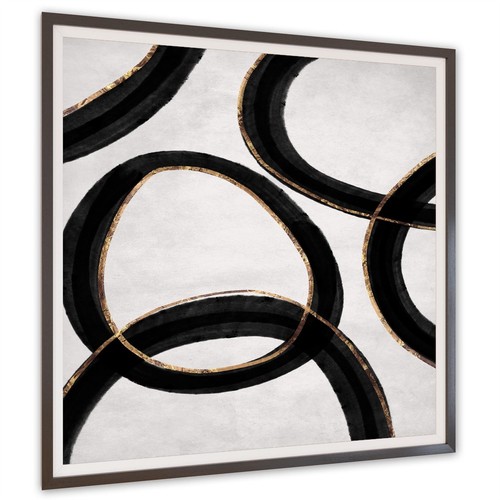 Abstract black and - and, white