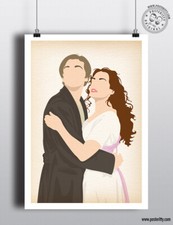 JACK & ROSE - Minimalist Movie Characters Poster Minimal Film Posteritty Titanic