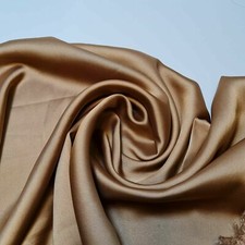 Plain Gloss Charmeuse Silk Satin Bridal Dress Polyester Dress Craft Fabric Meter