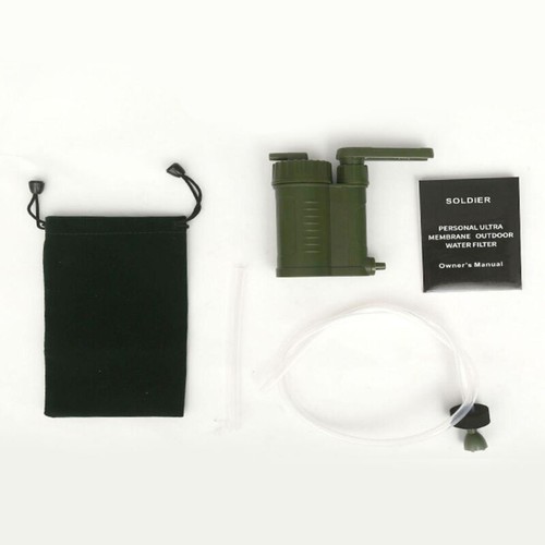 Portable water filter pump - water,