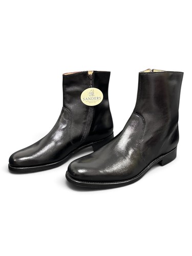 Sanders zip boot black big - black-,