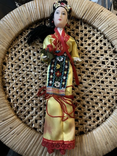 Japanese plastic geisha doll - geisha,
