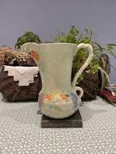 Delightful Vintage Carlton Ware Rock Garden/Garden Wall  jug 1930s Large