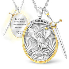Michael pendant necklace - st,
