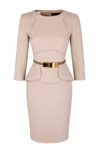Elie saab peplum belted dress - saab,