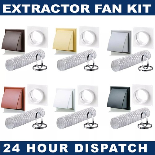 100mm extractor fan vent - extractor, kit
