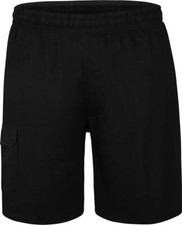 Mens D555 Duke John Lightweight Cargo Cotton Shorts Black 3XL 4XL to 6XL 7XL 8XL