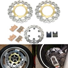 Front Rear Brake Discs Rotors