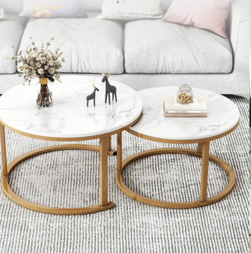 Nesting coffee tables set - coffee,