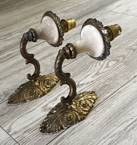 Pair vintage ornate - pair, vintage,