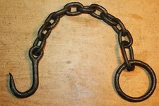 Antique Wrought Iron Hook Ring
