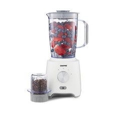 GEEPAS 1.8L Jug Blender Smoothie Maker Ice Crusher Food Processor Mixer 600W 