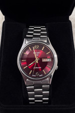 Seiko 5 Automatic Burgundy Red