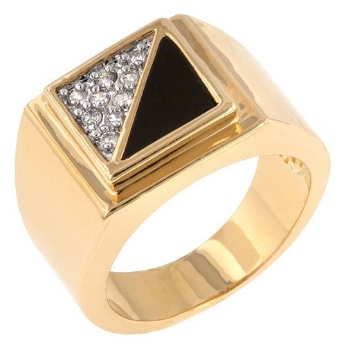 18k gold onyx - 18k,