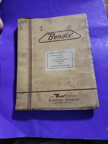 Bendix scintilla magneto - scintilla,