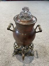 ANTIQUE RUSSIAN SAMOVAR MADE IN RUSSIA BRASS COPPER TEA/COFFEE URN POT VINTAGE 