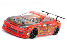 FTX Banzai RED 1:10 Ready Built 2.4Ghz Fast DRIFT CAR w/Bat & Waterproof Elecs