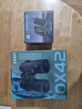 Gosky 10x42 Roof Prism Binoculars Professional HD  Plus Aurosports 10X25 Binocu