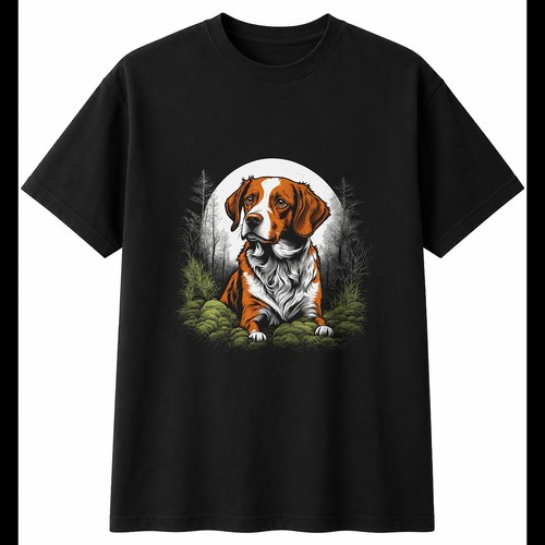 Charcoal brittany spaniel - charcoal,