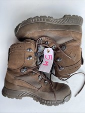 British Army Issue Haix Desert Combat Boots High Liability Brown Size 5 M