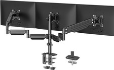 Suptek triple monitor desk - monitor,