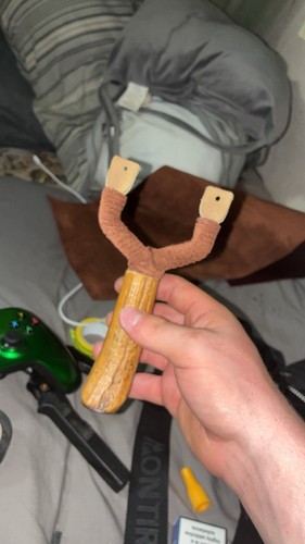 Handmade gypsy bone catapult - handmade,