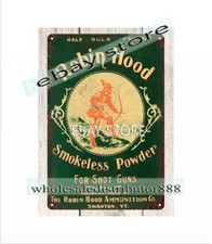 Robin Hood Gun Powder Tin metal tin sign girl bedroom decorating ideas