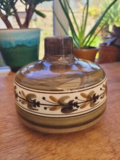 70'S  Jersey pottery 14 cm x 12 cm ceramic lamp base 525g