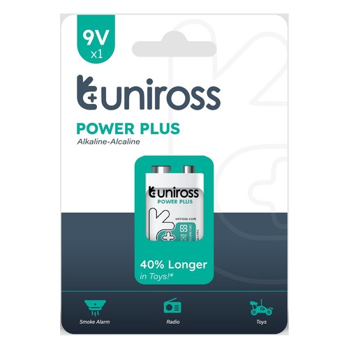Uniross power plus alkaline - power,