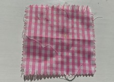 Sylvanian Families Beach Picnic Replacement Spares Pink White Checkered Rug Mat