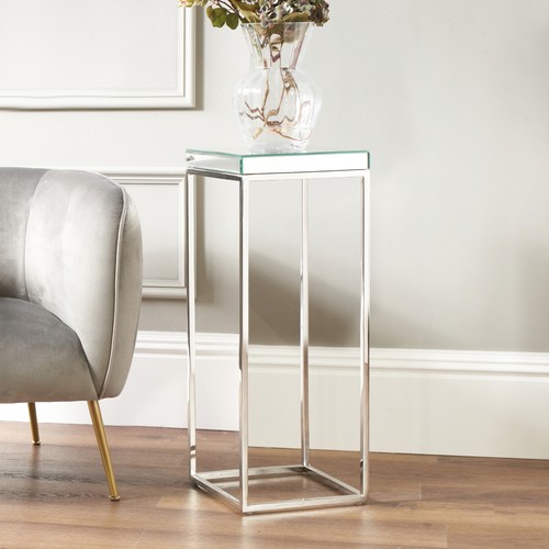Tall mirrored side - side, table