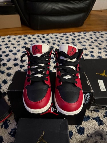 Jordan mid gym red - gym, black