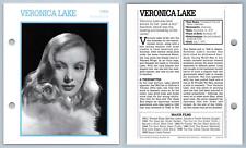 Veronica Lake - 1940's Atlas Editions Movie Star Card