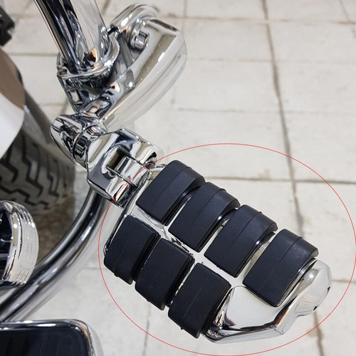 Chrome highway foot pegs - chrome,