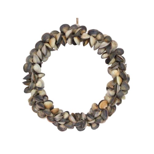Cockle shell round wreath - shell,