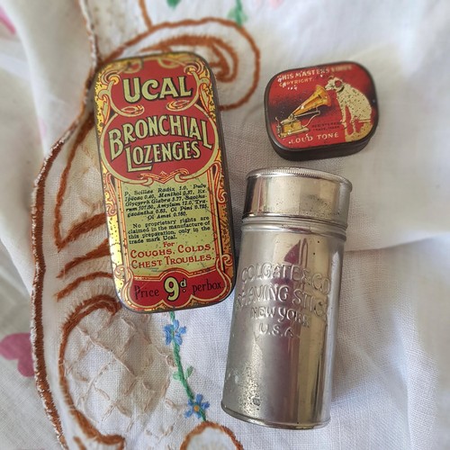 Vintage tin collection ucal - tin,