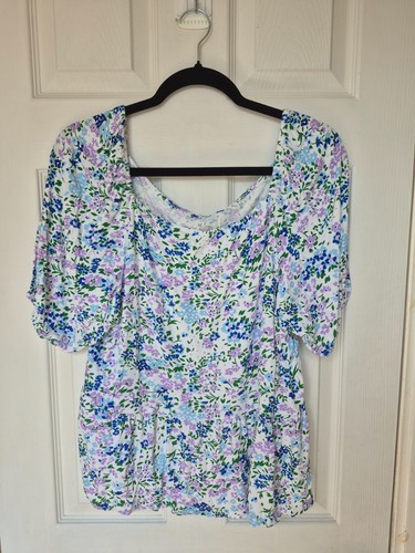 Matalan white multi ditsy - white,