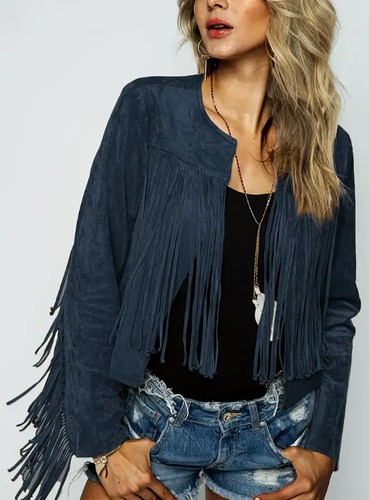 Ladies suede jacket - ladies,