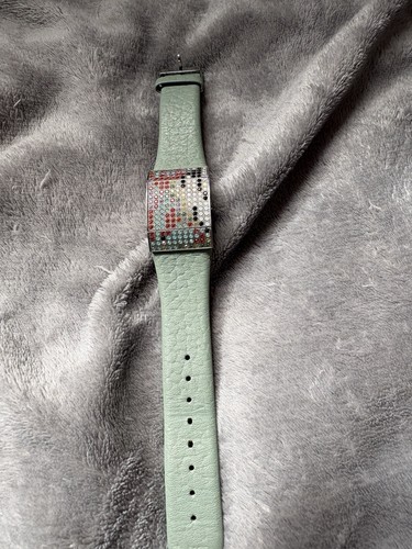 Swarovski watch with - watch, leather