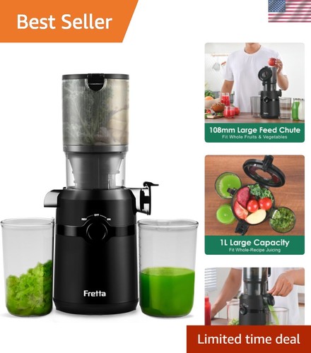 200w cold press juicer with - cold,