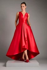 Coast Red A-Line Dress Womens