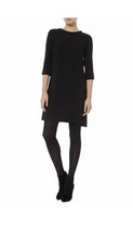 £385 GOAT BLACK LOLA DRESS UK 8 US 4 From Net-a-Porter