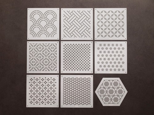 Sashiko embroidery template - sashiko,
