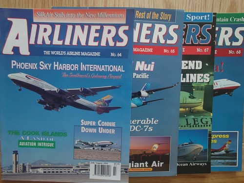 Airliners magazine back - airliners, issues