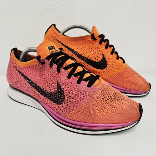 Nike flyknit racer pink - racer, flash