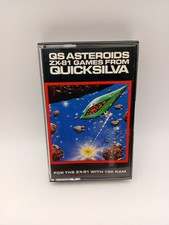 QS Asteroids - Quicksilva - zx81 - good condition - Brand new case
