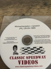 1995 WOLVERHAMPTON v IPSWICH PREMIER LEAGUE SPEEDWAY DVD